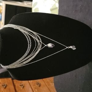 Multi-Chain Amethyst Necklace